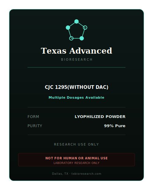 CJC 1295(without DAC) research peptide vial placeholder