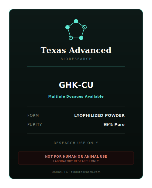 GHK-Cu research peptide vial placeholder