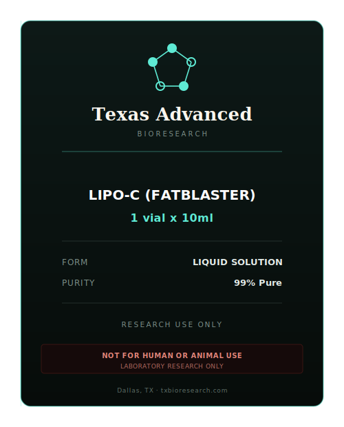 Lipo-C (FatBlaster) research peptide vial placeholder
