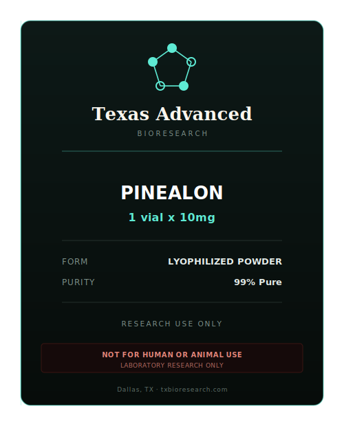 pinealon research peptide vial placeholder